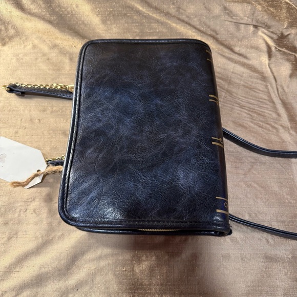 Disney Beauty and the Beast black gold book bag crossbody - Picture 11 of 12